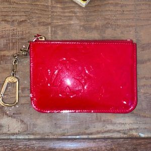 Louis Vuitton Red Monogram Vernis Pouchette